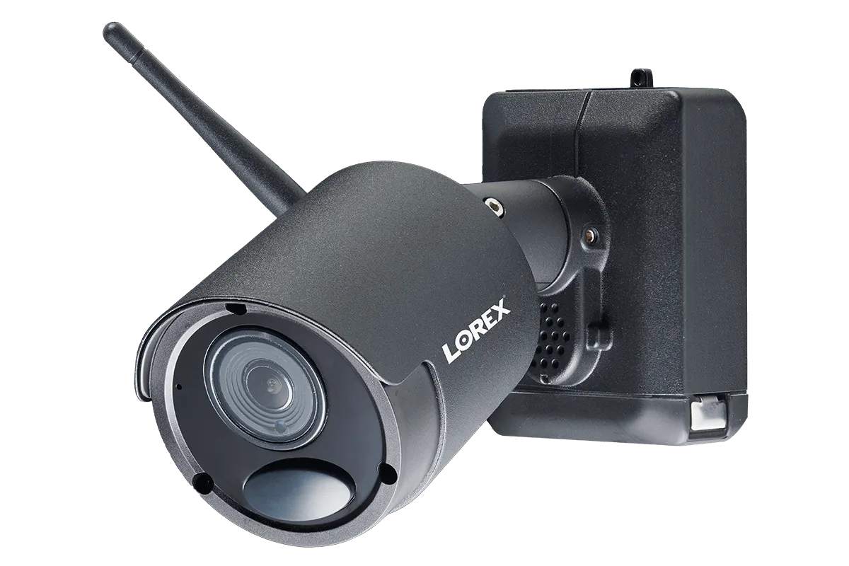 1080p Wire Free Camera System with Six Battery Powered Metal Cameras, 65ft Night Vision, Two-Way Audio, and a 1TB Hard Drive