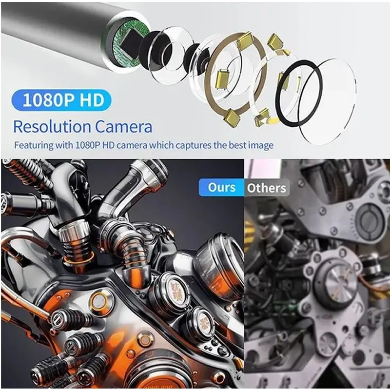 2.4-Inch Hd Monitor Crystal Clear Screen Endoscope Camera Ag-85