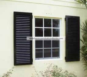 34" x 33" Impact Colonial Shutter