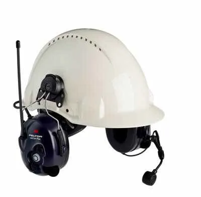 3M PELTOR LiteCom FRS Headset MT53H7P3E4602-NA, Hard Hat Attached