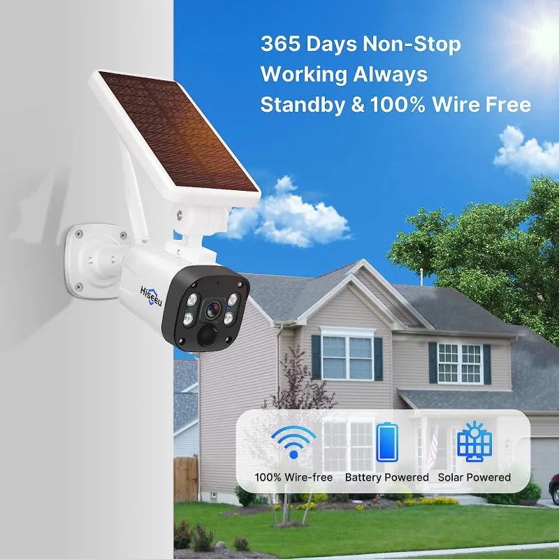 3MP Wireless Security camera system Wire-Free