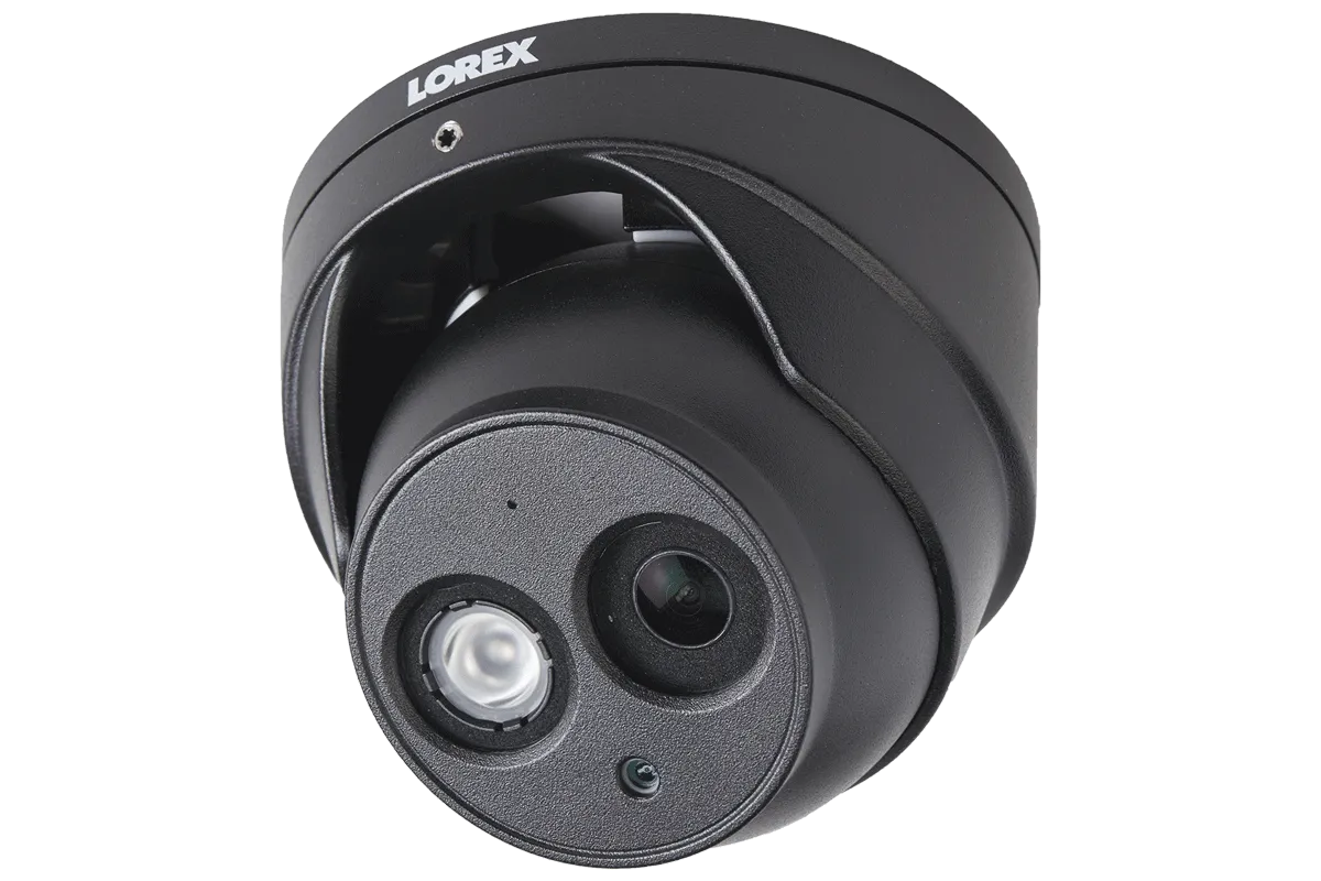 4K Nocturnal IP NVR System with Four 4K Audio Dome Cameras and 200FT Night Vision