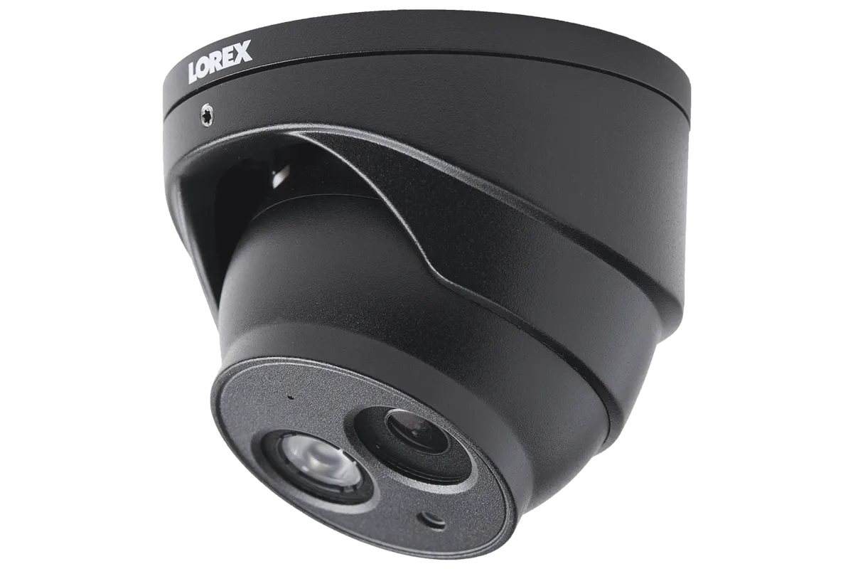 4K Nocturnal IP NVR System with Four 4K Audio Dome Cameras and 200FT Night Vision