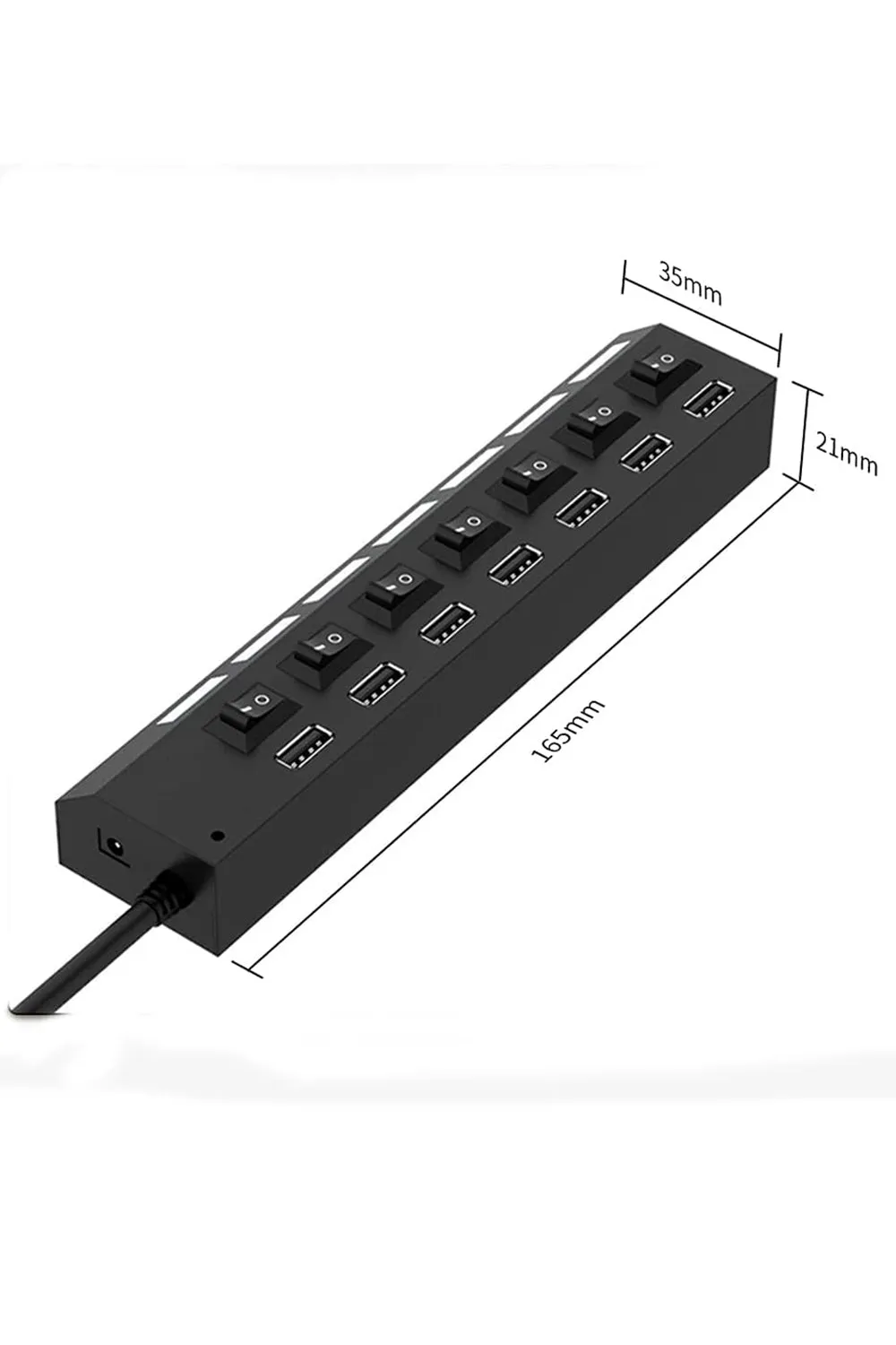 7-Ports High-Performance USB Adapter 2.0 - 1/2 Pack