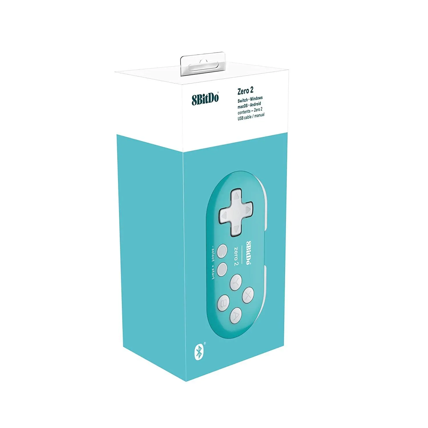 8Bitdo Zero 2 Bluetooth Gamepad Turquoise Edition (Switch/Windows/MacOS/Android)