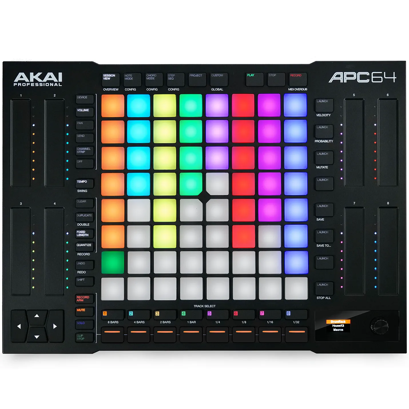 Akai APC64 Ableton Live Controller w/ 64 Pads, 8 Touch Strips