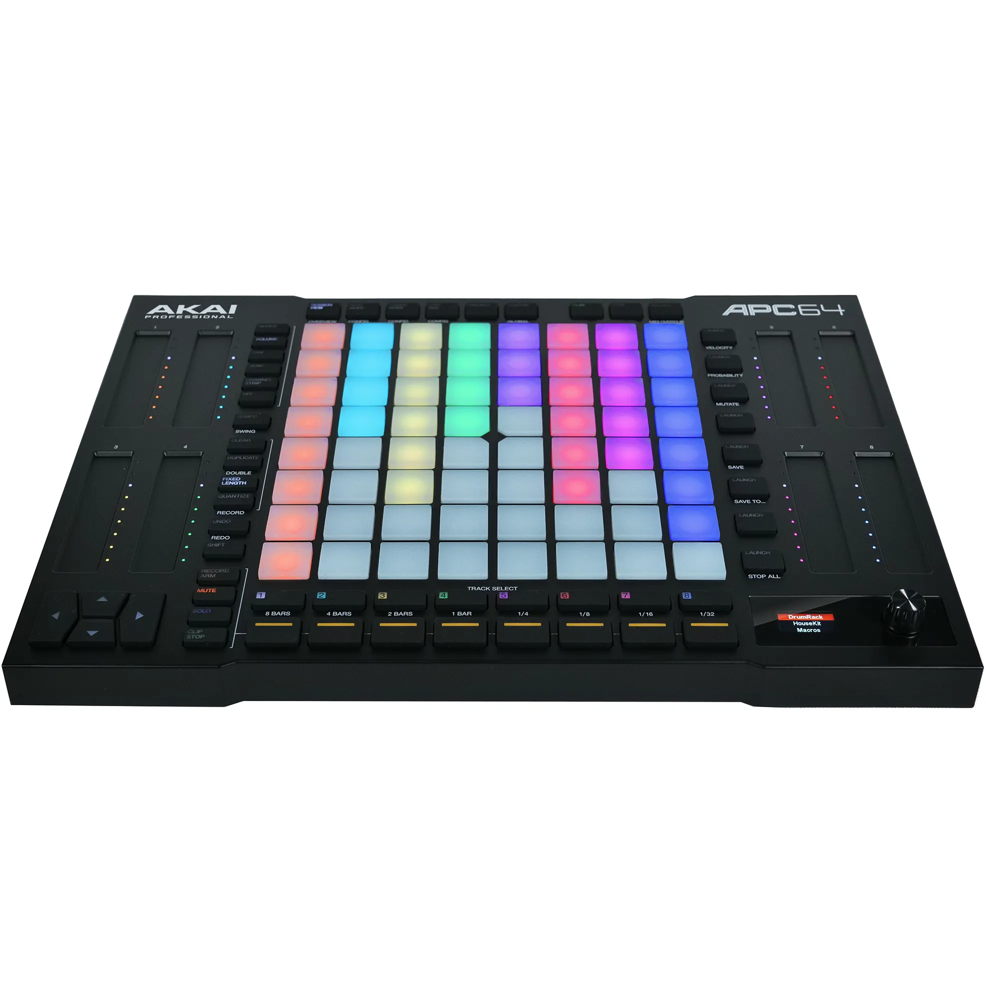 Akai APC64 Ableton Live Controller w/ 64 Pads, 8 Touch Strips