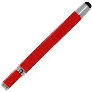 Amzer Petite Dual Styli Pen - Ruby Red