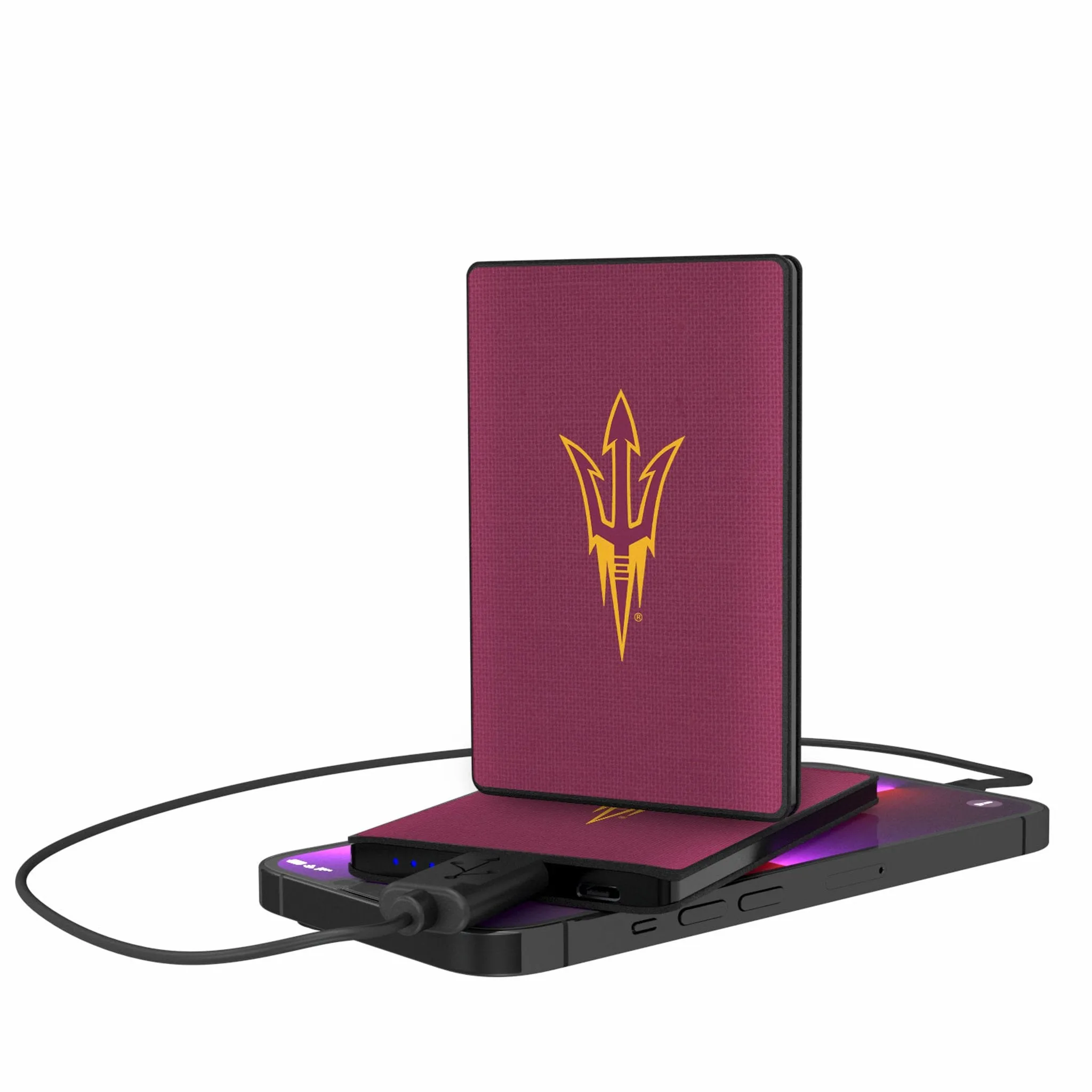 Arizona State University Sun Devils Solid 2500mAh Credit Card Powerbank