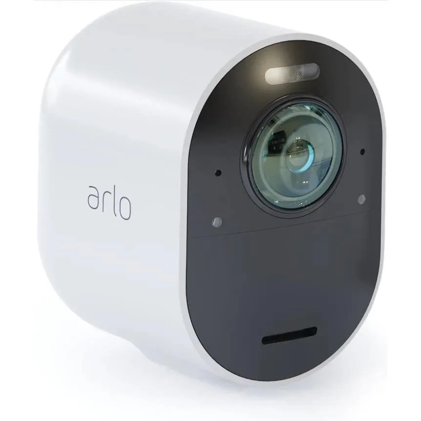 Arlo Ultra 2 Security Spotlight Camera 4K UHD Wireless System 2 Cameras & Smart Hub