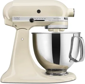 Artisan Series 5 Quart Tilt Head Stand Mixer with Pouring Shield KSM150PS, Almond Cream