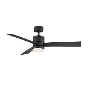 Axis 52 Inch Matte Black 2700K LED Outdoor Smart Ceiling Fan