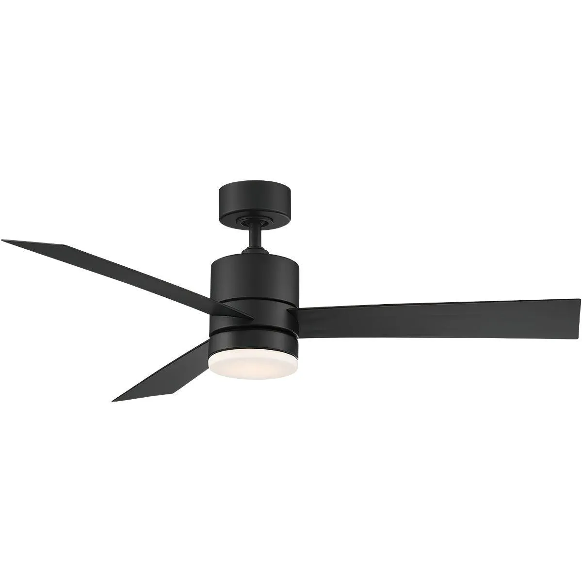 Axis 52 Inch Matte Black 2700K LED Outdoor Smart Ceiling Fan