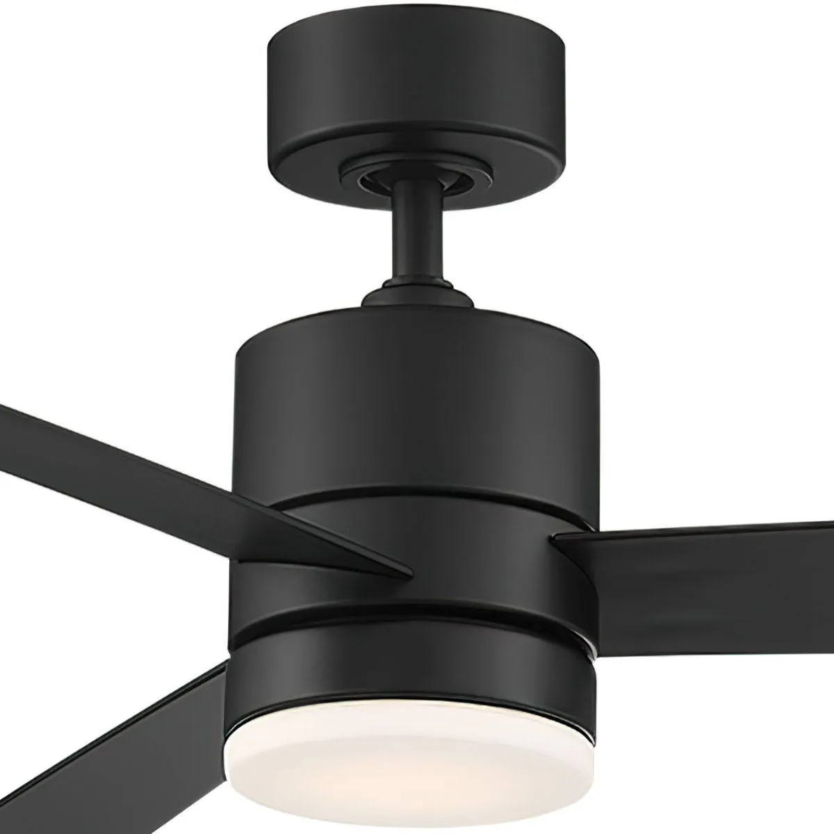 Axis 52 Inch Matte Black 2700K LED Outdoor Smart Ceiling Fan