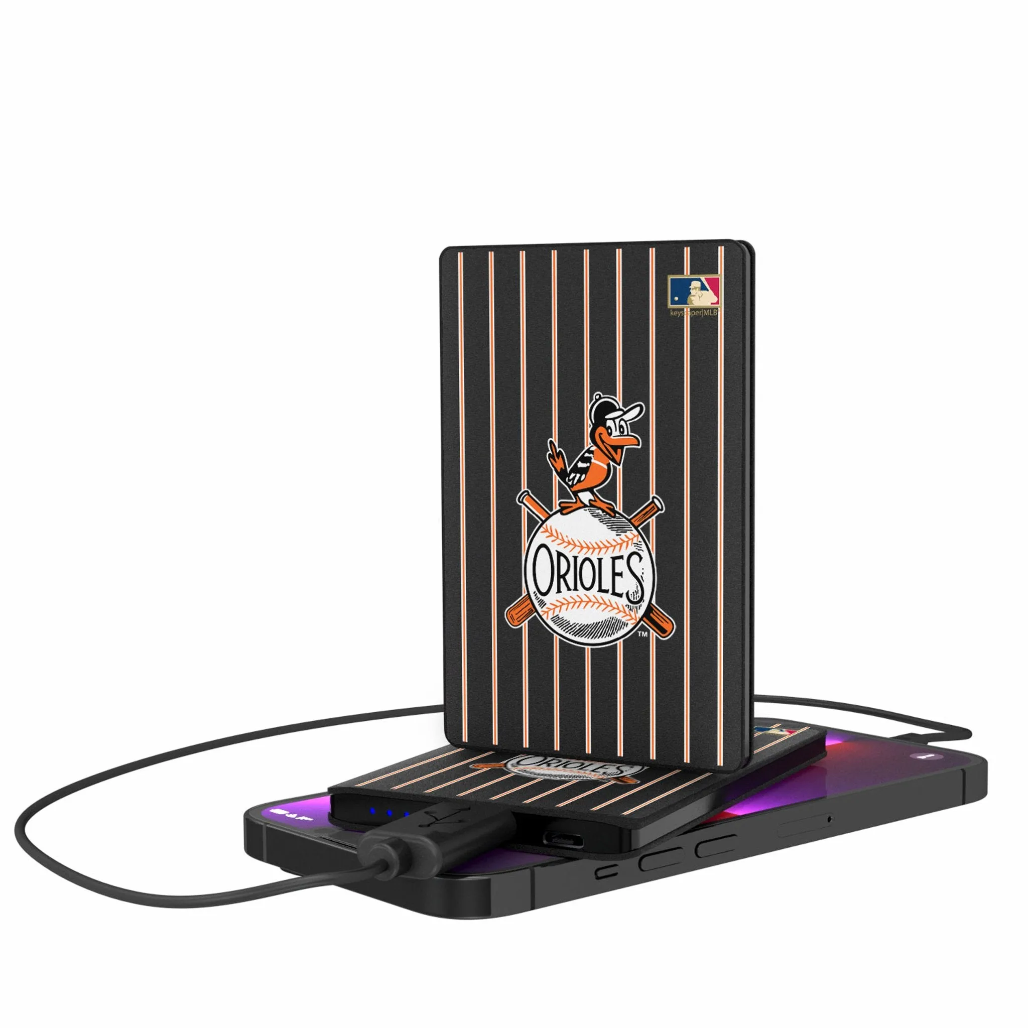 Baltimore Orioles 1954-1963 - Cooperstown Collection Pinstripe 2500mAh Credit Card Powerbank