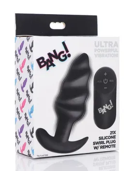 Bang! Vibrating Butt Plug with Remote Control