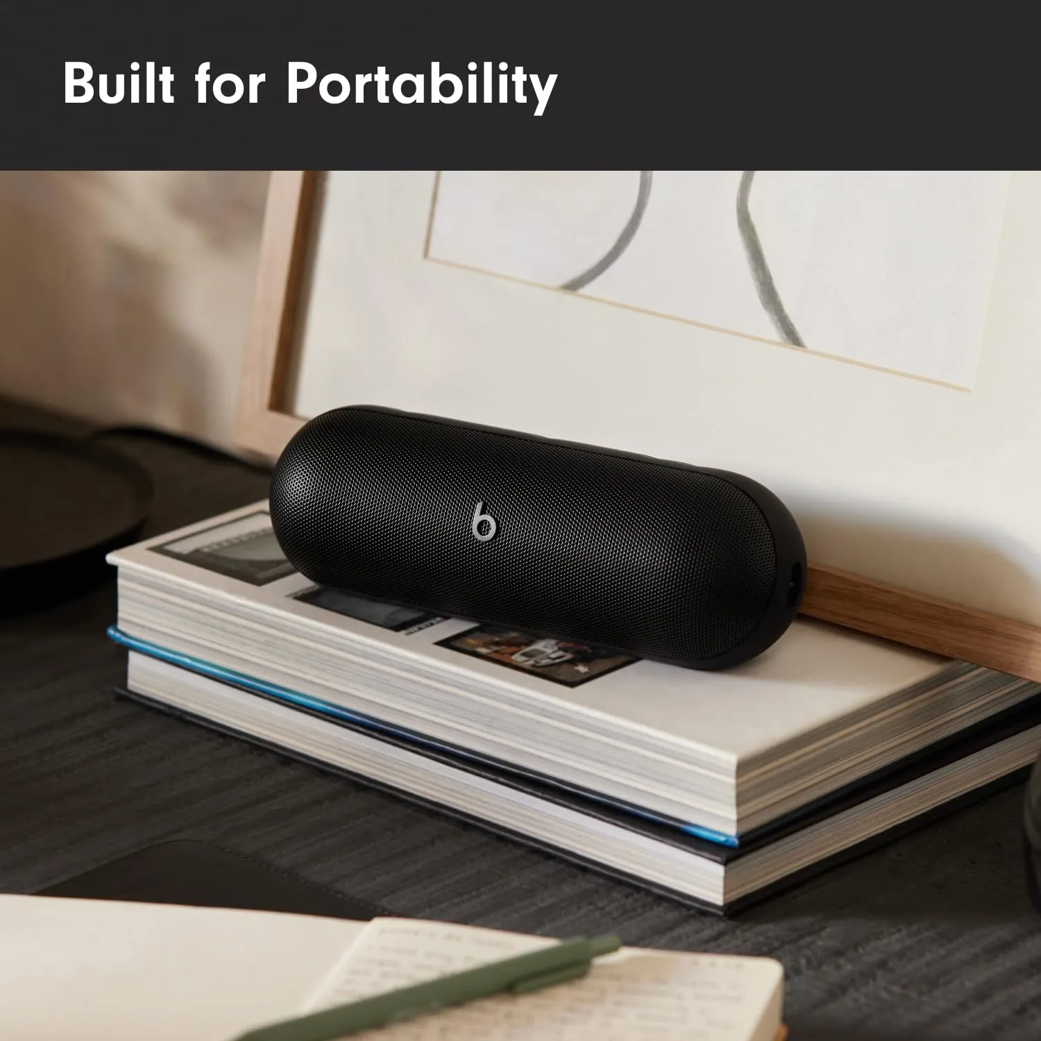 Beats Pill - Wireless Bluetooth Speaker with AppleCare  (2 Years) - Matte Black