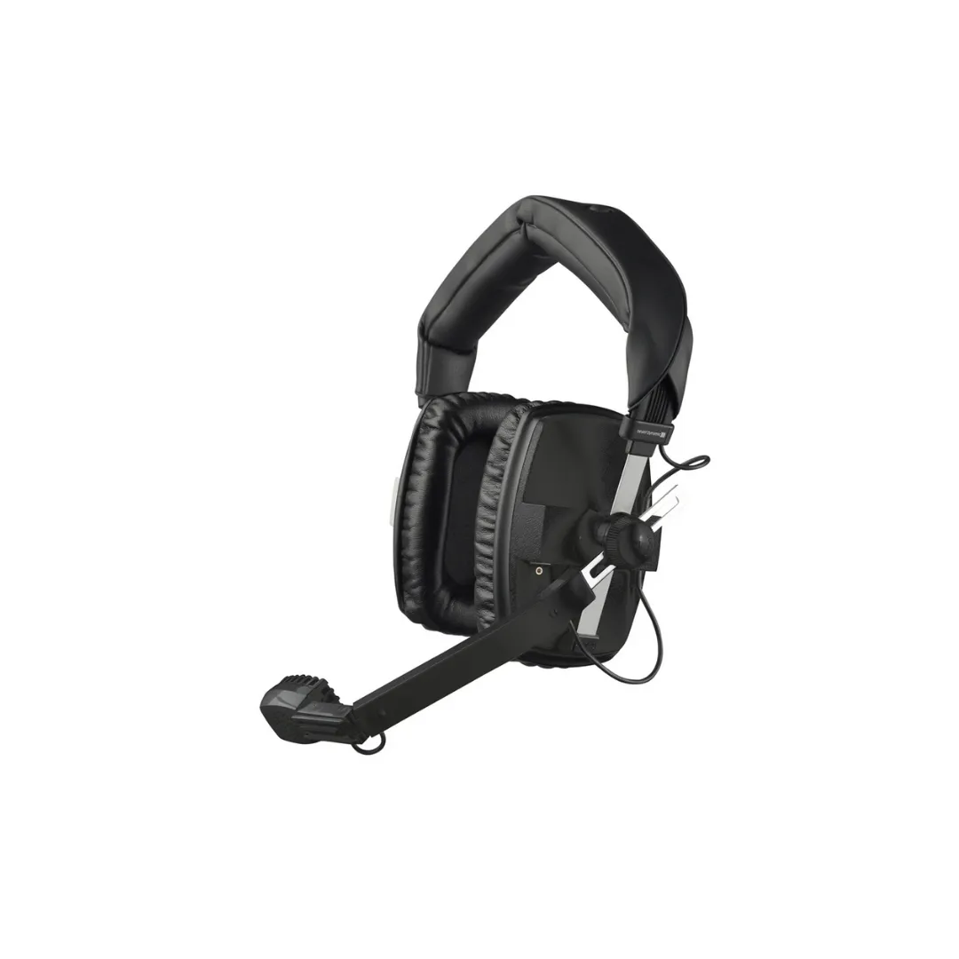 Beyerdynamic DT 109 200 Ohms BLACK Closed Headset with 50 Ohms Dynamic Hypercardioid Microphone (DT-109 / DT109)