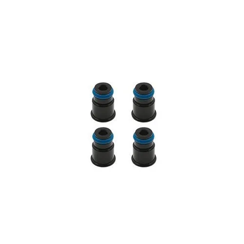 Blox Racing 11mm Adapter Top (1/2in) w/Viton O-Ring & Retaining Clip (Set of 4) - BXEF-AT-11S-4