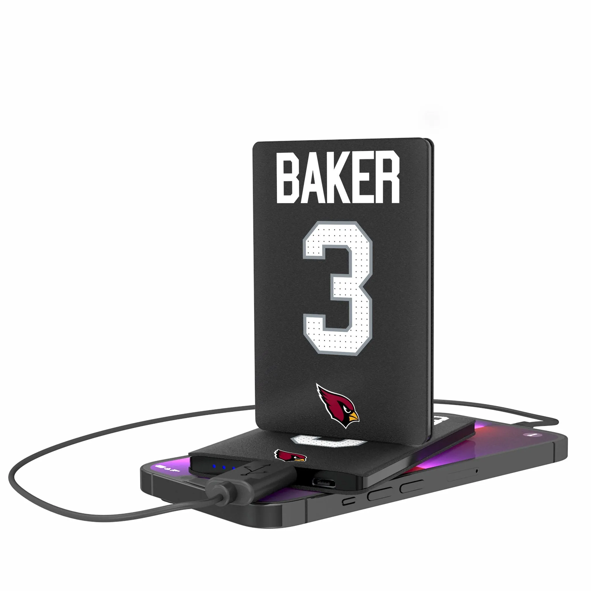 Budda Baker Arizona Cardinals 3 Ready 2500mAh Credit Card Powerbank