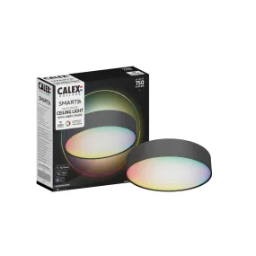 Calex Smart Ceiling Lamp 30cm - RGB Warm White - Black