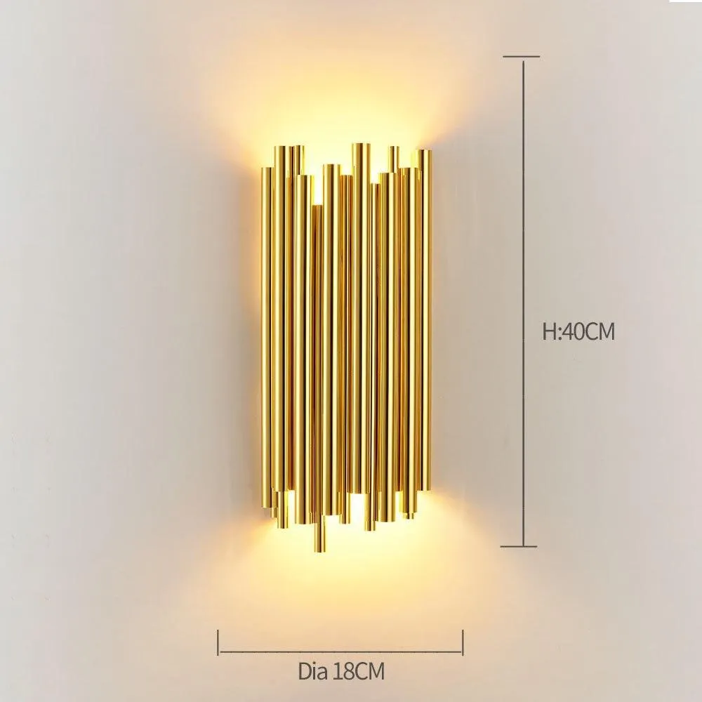 Chic Crystal-Embellished Wall Sconce - Contemporary Lighting for Home and Bathroom