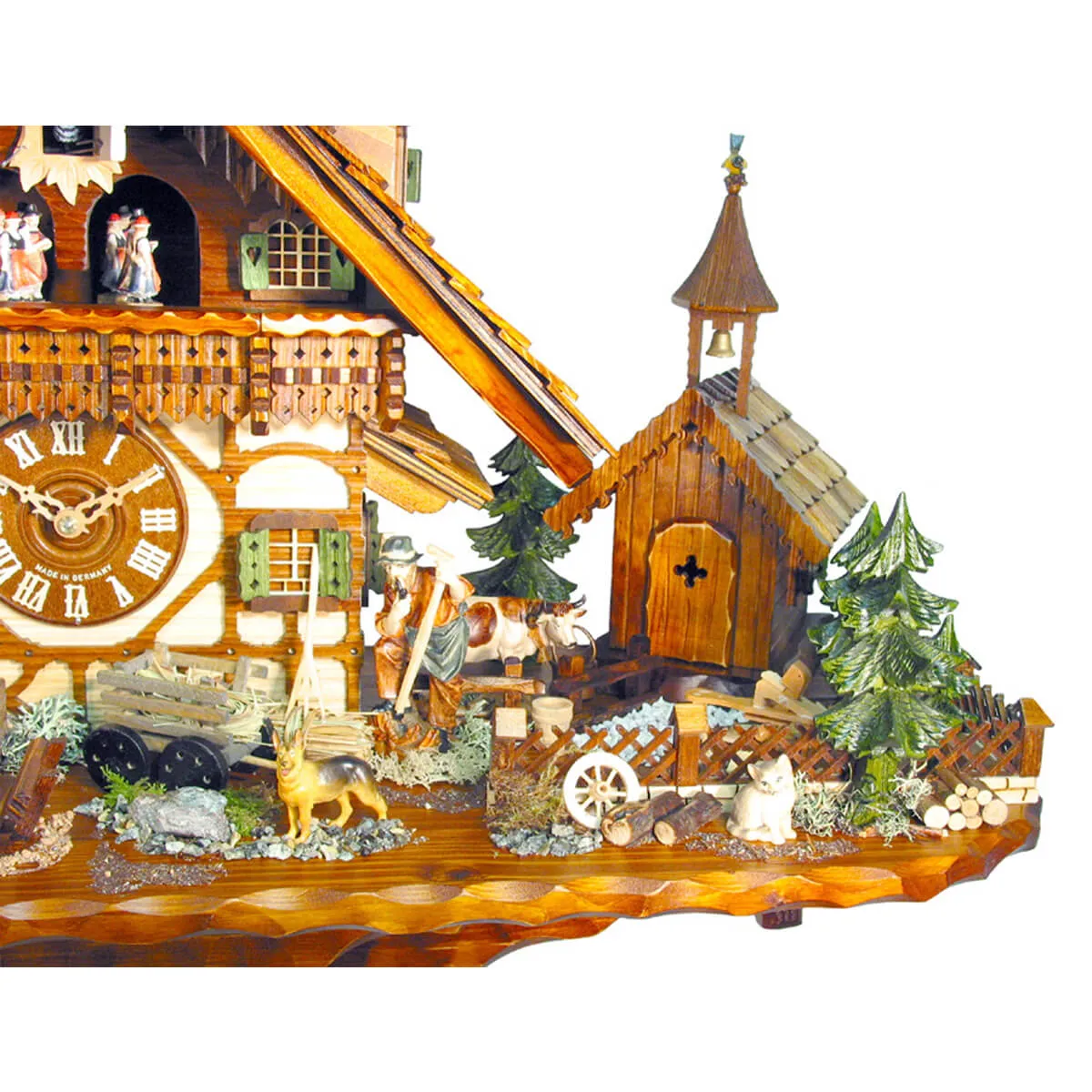 Cuckoo Clock - 8-Day Goatherd Farm - August Schwer