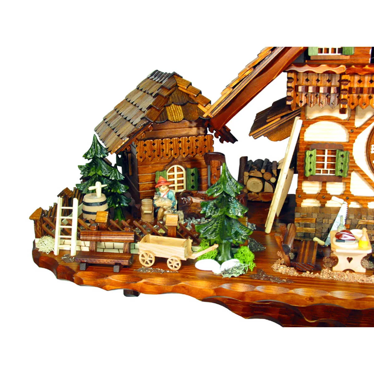 Cuckoo Clock - 8-Day Goatherd Farm - August Schwer