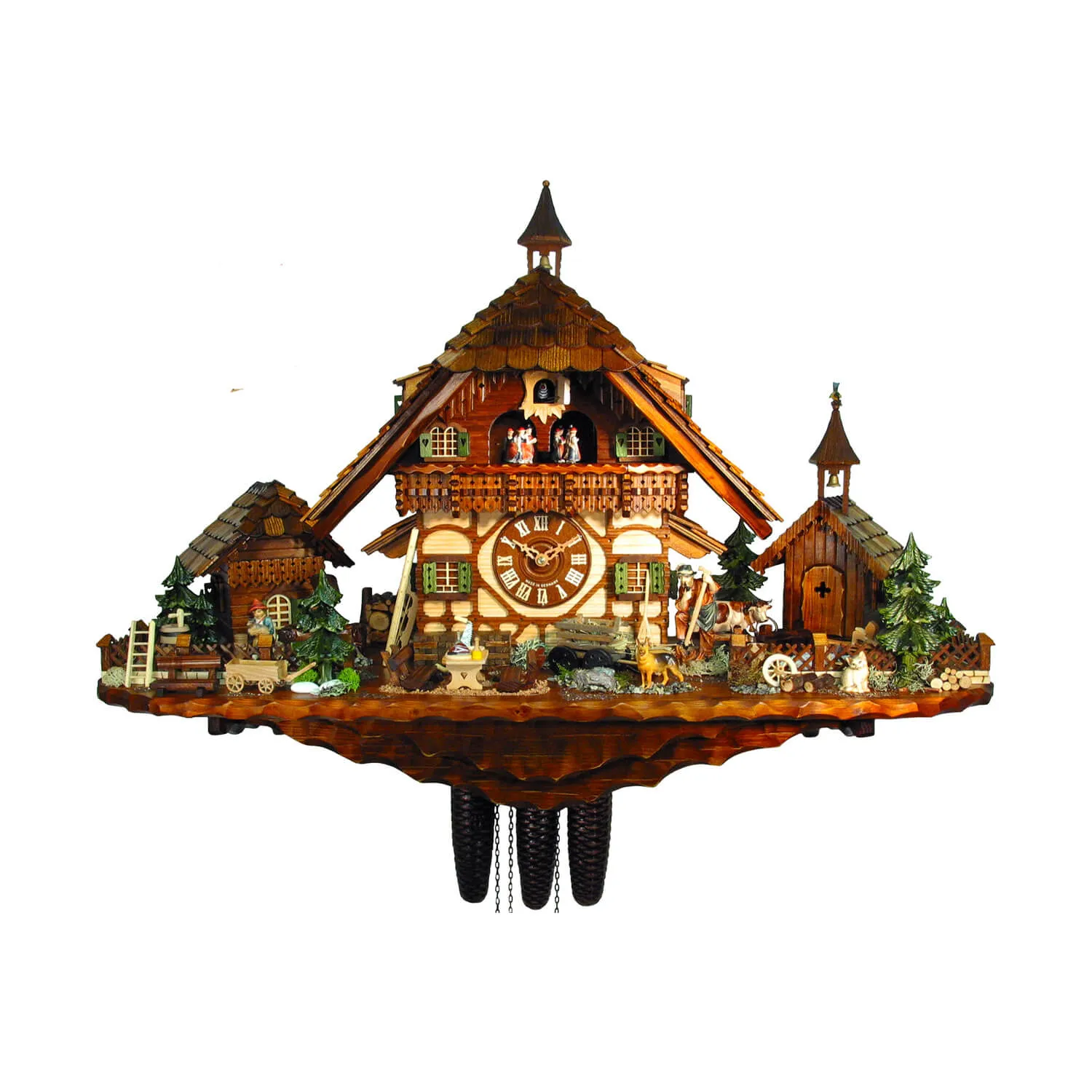 Cuckoo Clock - 8-Day Goatherd Farm - August Schwer