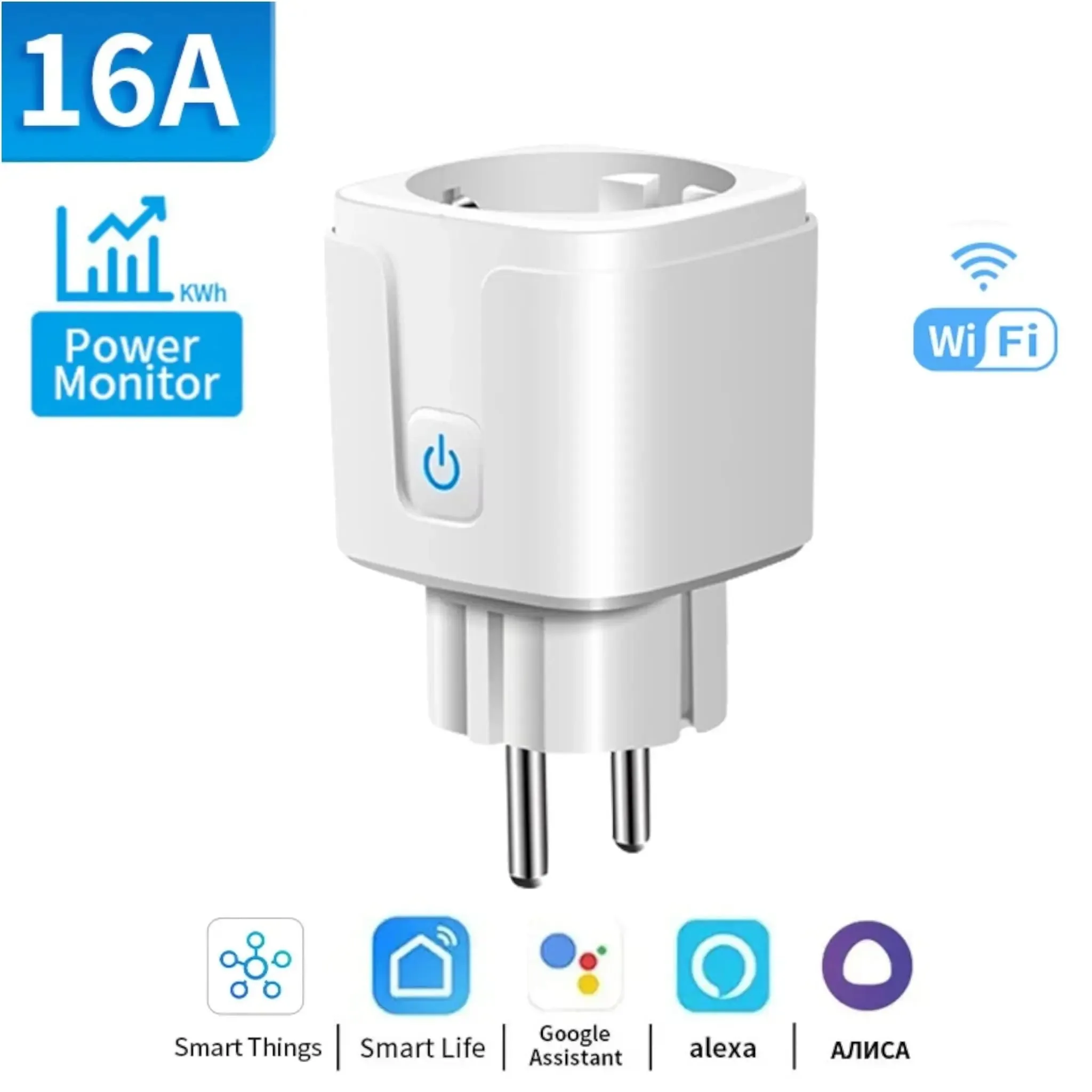 Energy Monitoring Smart Plug – WiFi Control & Timer