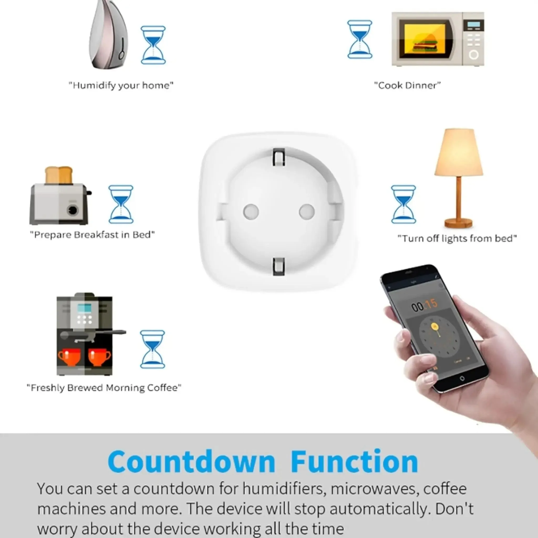 Energy Monitoring Smart Plug – WiFi Control & Timer