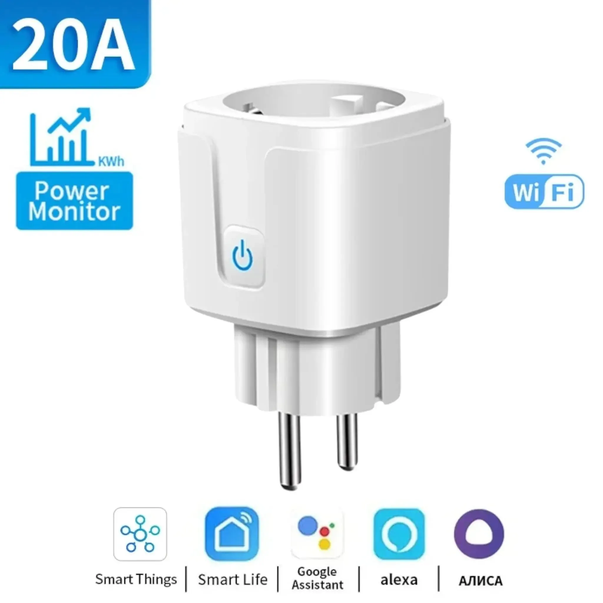 Energy Monitoring Smart Plug – WiFi Control & Timer