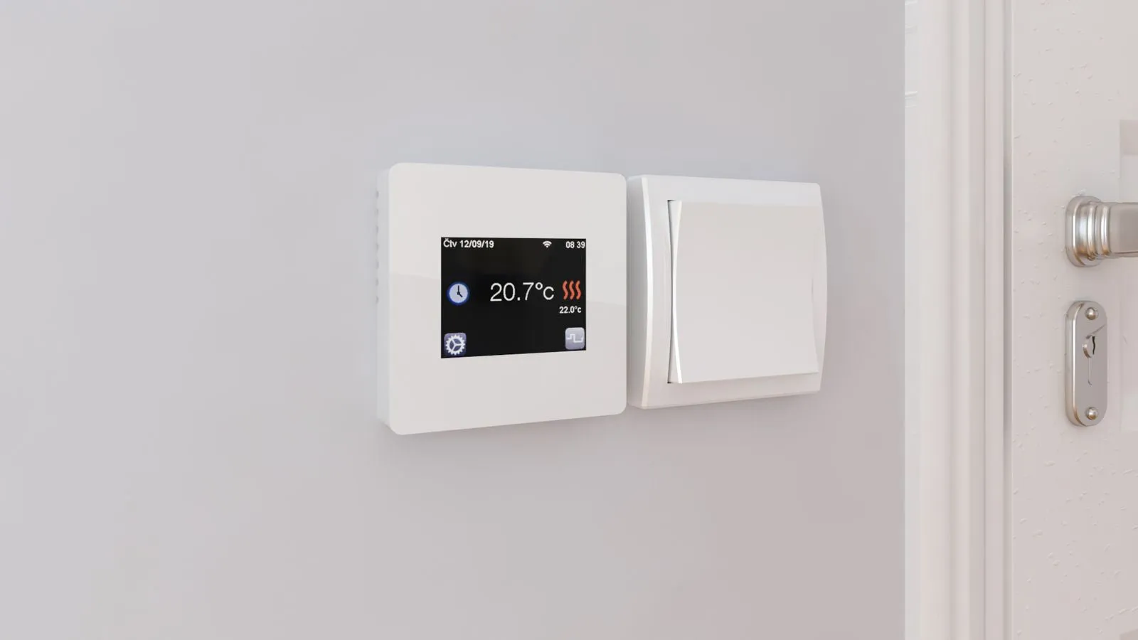 Flexel Touch WiFi Thermostat TFT