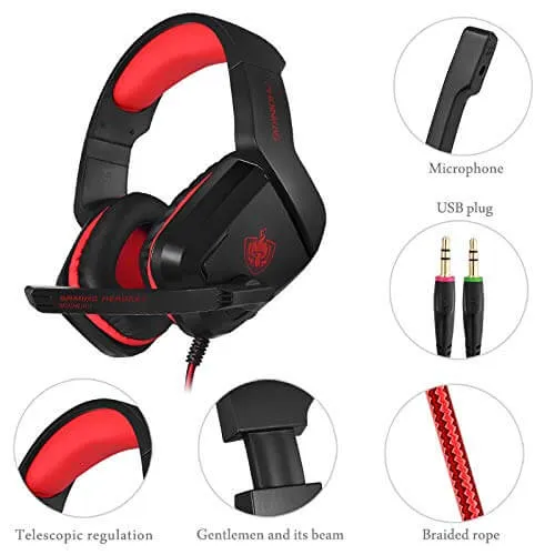 Gaming Headset 3.5mm AUX Jack Gaming Headphones