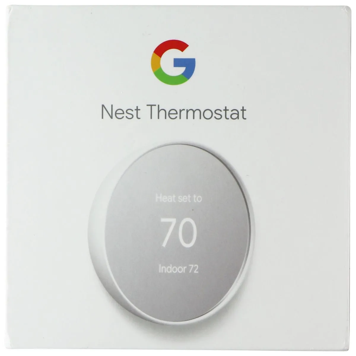 Google Nest Thermostat Smart Thermostat for Home - Snow (GA01334-US)