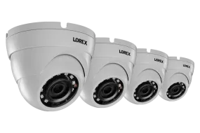 HD 1080p Weatherproof IR Dome Security Cameras (4-pack)