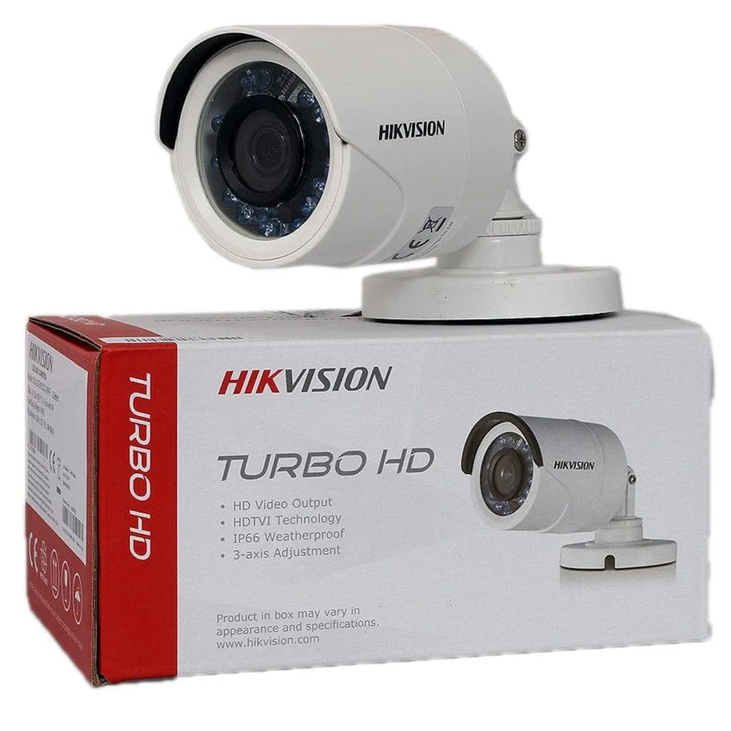 Hikvision 1080p/2MP Weatherproof IR 4-in-1 HD Mini-Bullet Camera DS-2CE16D0T-IRF 2.8mm can be used in video surveillance systems based on various types of DVRs-DS-2CE16DOT-IRF