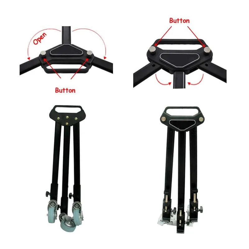 Hypop Portable Light Weight Photography Video Tripod Stand Dolly For EOS