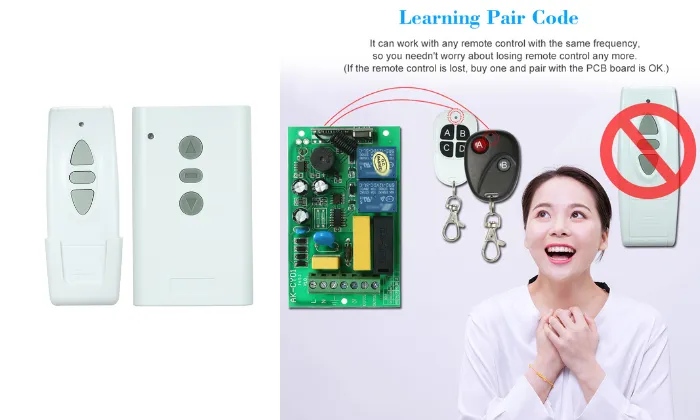 Intelligent RF Wireless Remote Control Switch