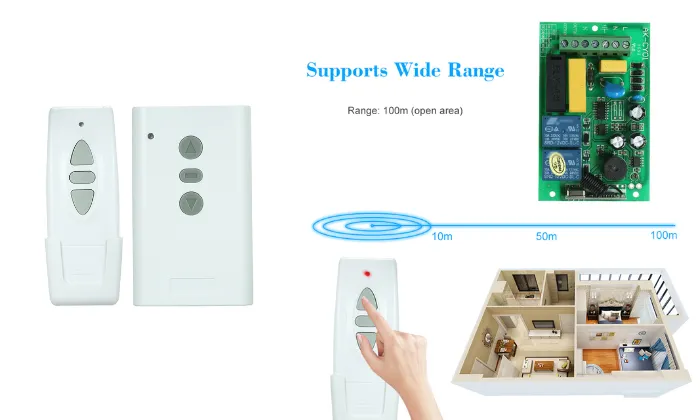 Intelligent RF Wireless Remote Control Switch