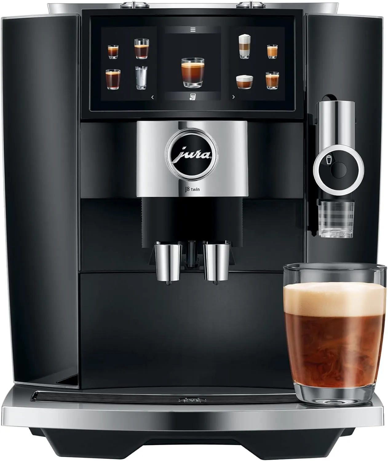 J8 Twin Diamond Black 15658 Automatic Coffee Machine