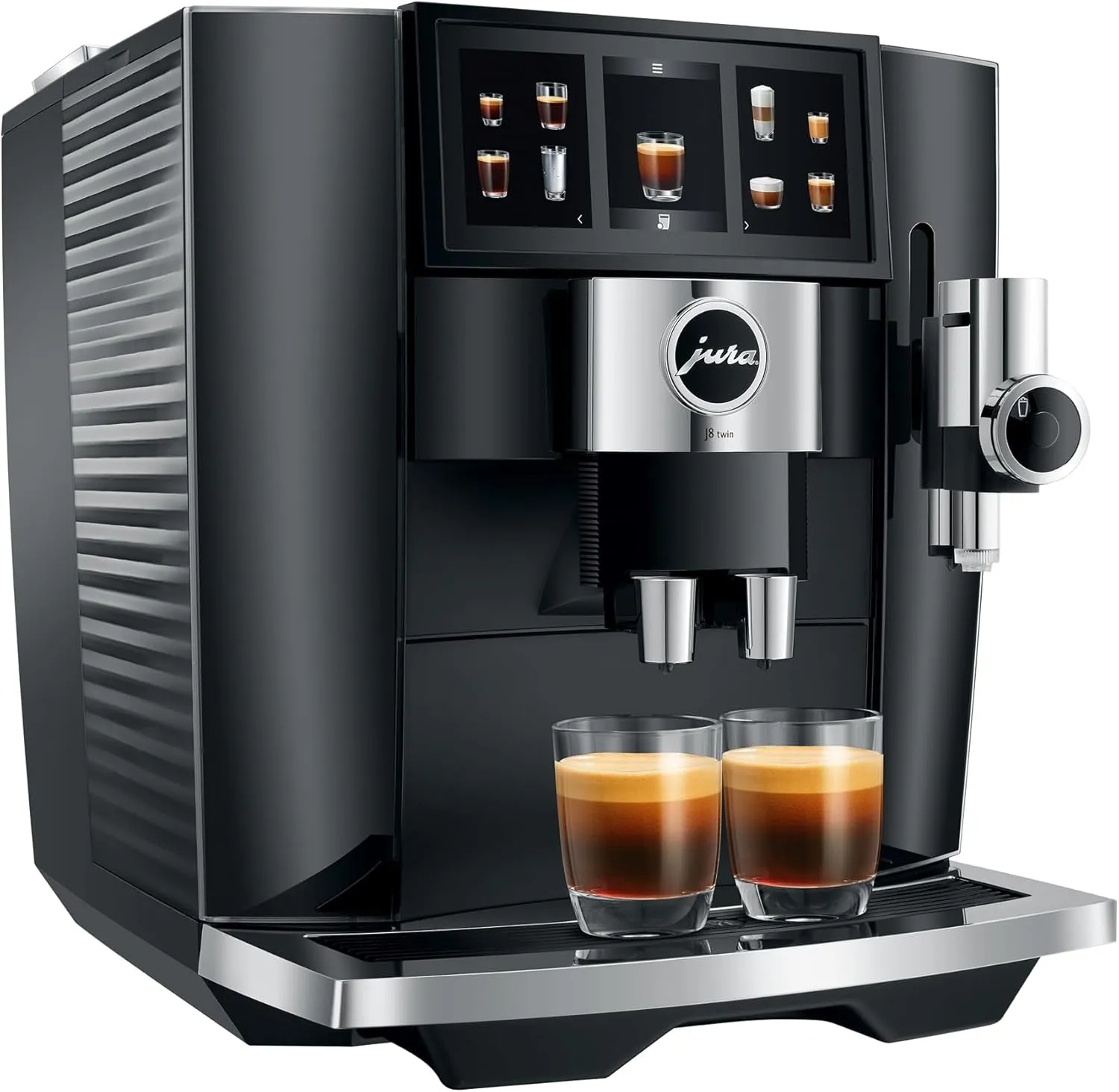 J8 Twin Diamond Black 15658 Automatic Coffee Machine