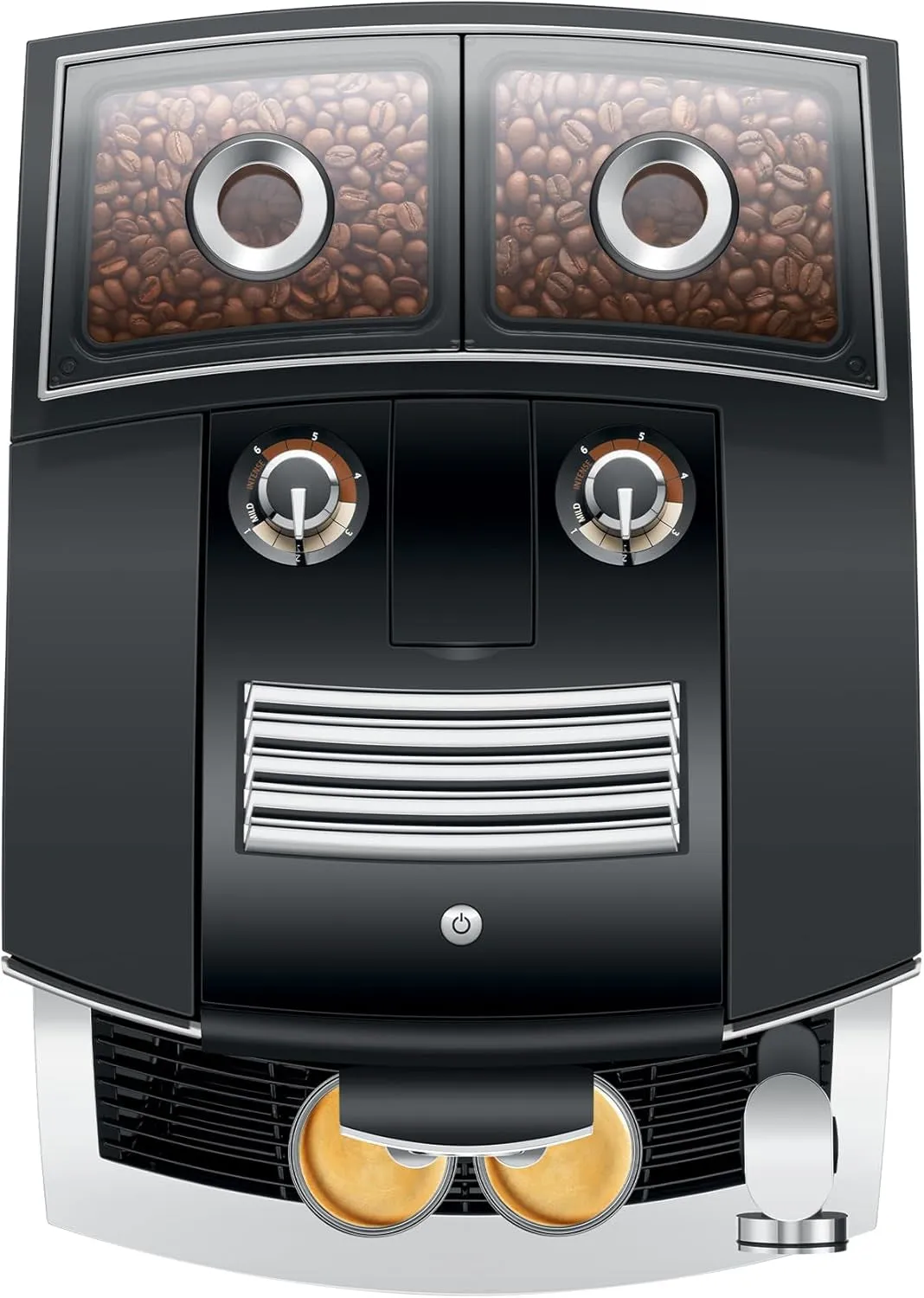 J8 Twin Diamond Black 15658 Automatic Coffee Machine