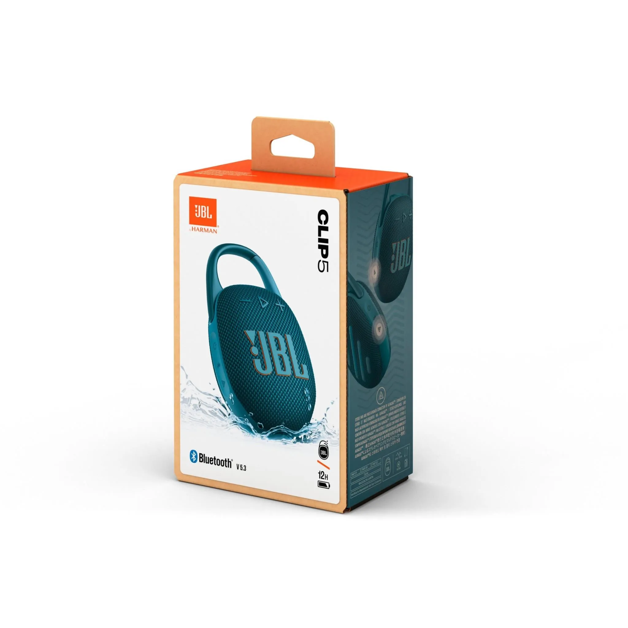 JBL Clip 5 Portable Bluetooth Speaker (Blue)