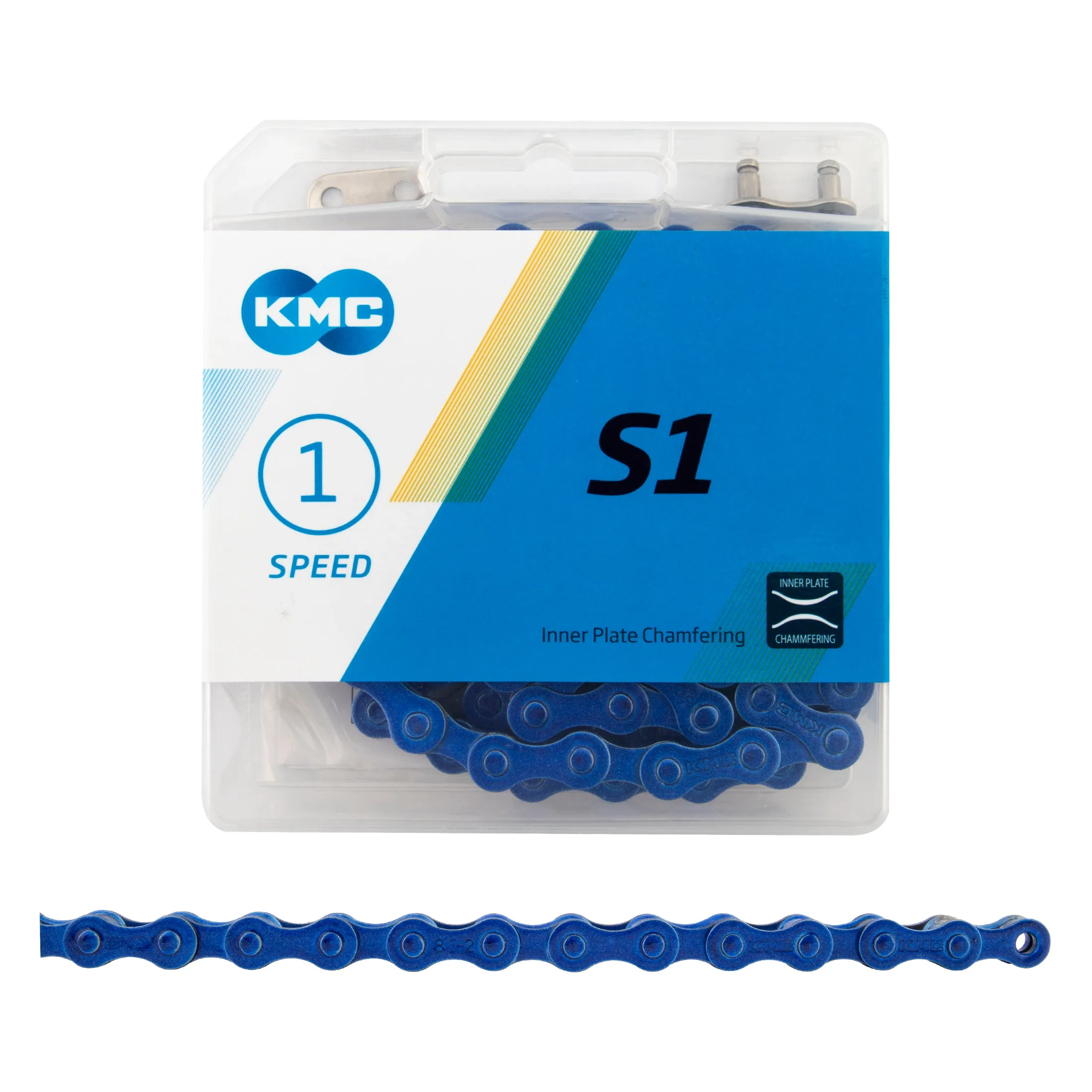 KMC S1 Chain - Single Speed 1/2" x 1/8", 112 Links