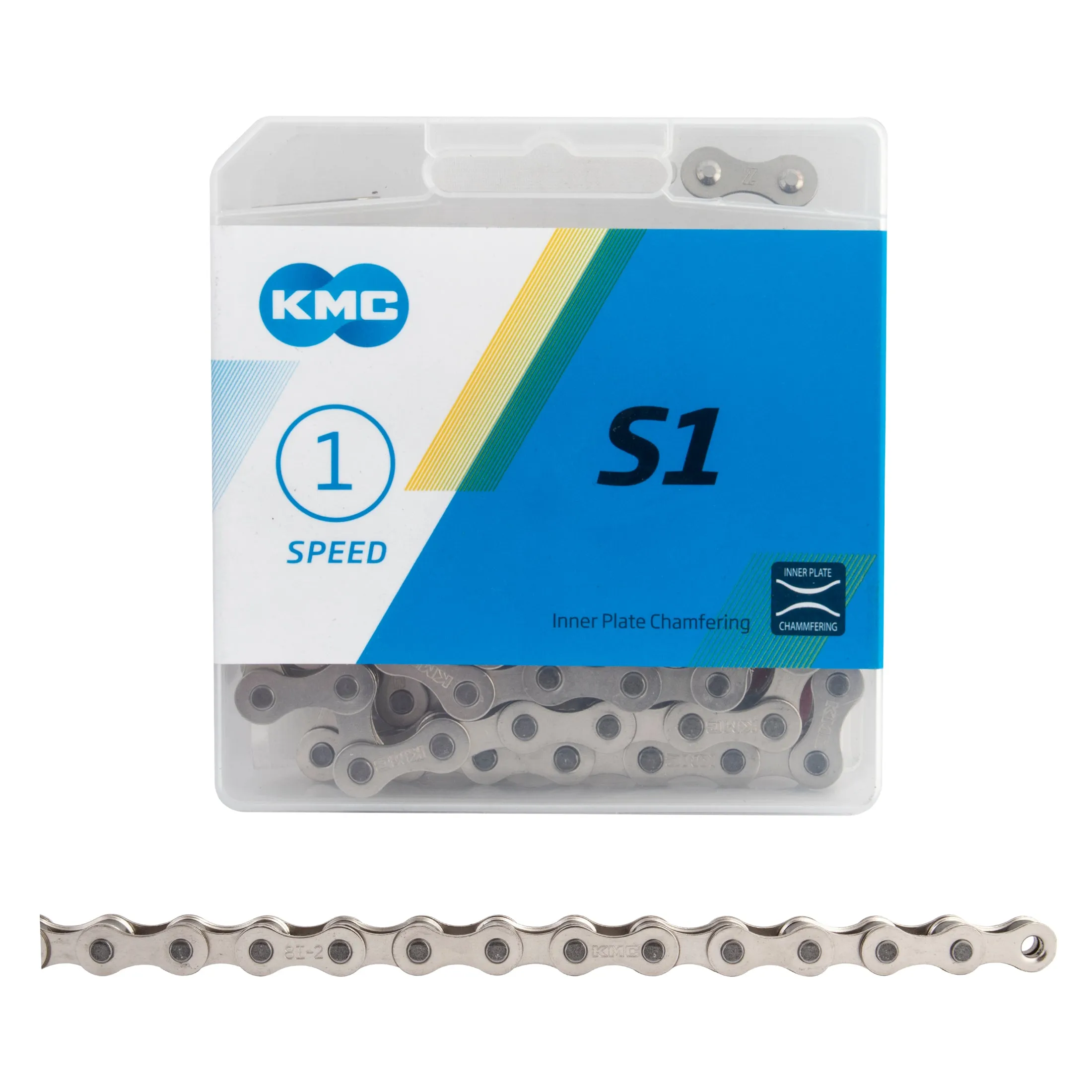 KMC S1 Chain - Single Speed 1/2" x 1/8", 112 Links