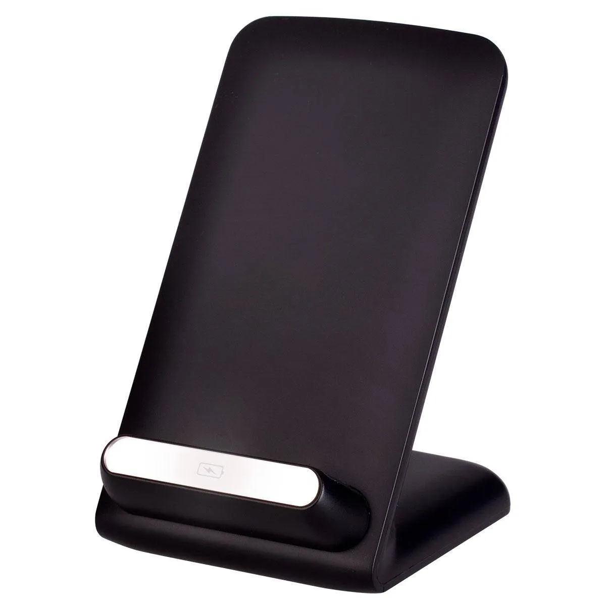 Laser Qi Two Coil Wireless Vertical Charger & Dock - Black