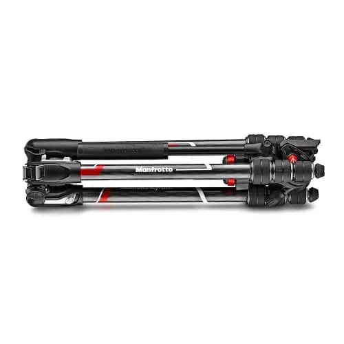 Manfrotto Befree Live Carbon Fibre Tripod Twist, Video Head MVKBFRTC-LIVE