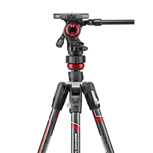 Manfrotto Befree Live Carbon Fibre Tripod Twist, Video Head MVKBFRTC-LIVE