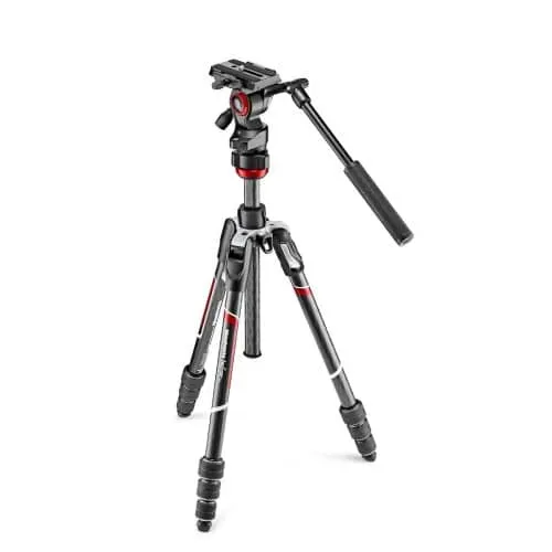 Manfrotto Befree Live Carbon Fibre Tripod Twist, Video Head MVKBFRTC-LIVE